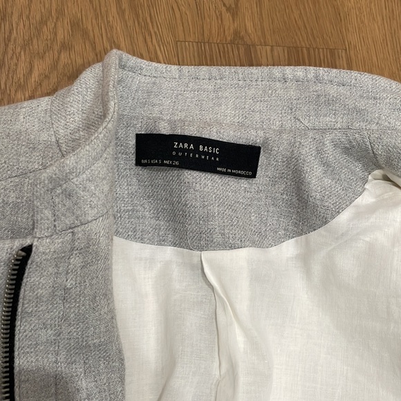 Grey trench coat from Zara, size S - Picture 4 of 5
